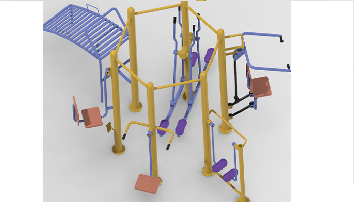 SIX STATION OPEN MULTIGYM