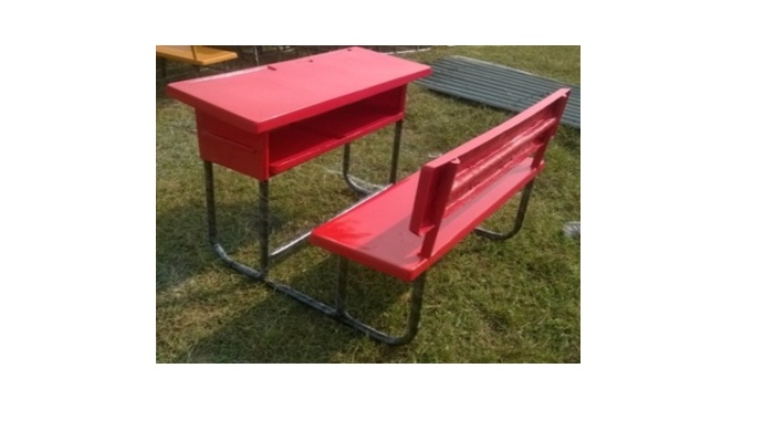 FRP TWO SEATER DESK BENCH