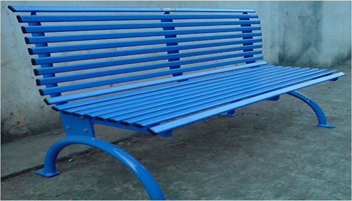 GARDEN STEEL BENCH