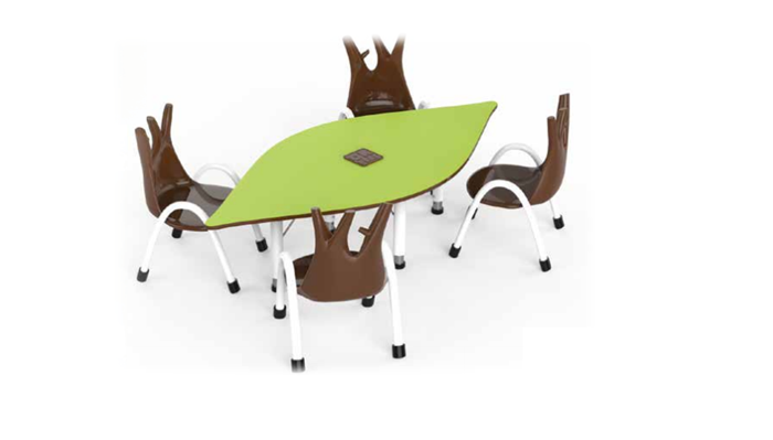 PARTH LEAF TABLE CHAIR
