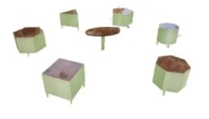 Different Shapes Seating